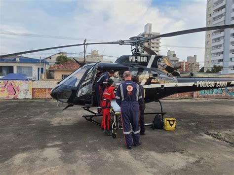 V Deo Acidente De Caminh O Deixa Mulher Fratura Exposta Em Chapec