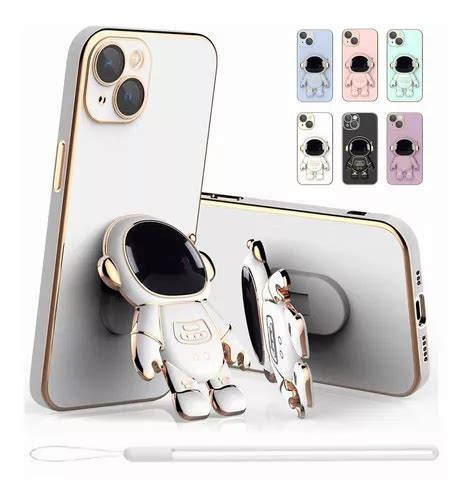 Funda Para IPhone Carcasa Celular Case Soporte De Astronauta Cuotas