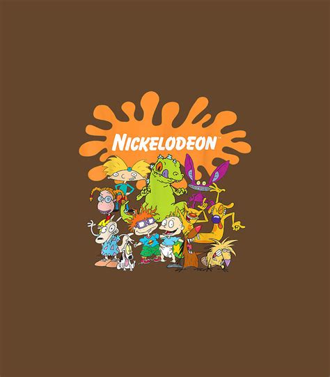 Nickelodeon Logo Characters Grouphot Graphic Digital Art by Joey Rahela - Fine Art America