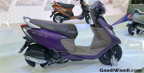 TVS Scooty Zest 110 Receives New Matte Purple Colour