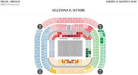 Mente Catturare Tumulo Stadio San Siro Settori Prezzi Aggrovigliati