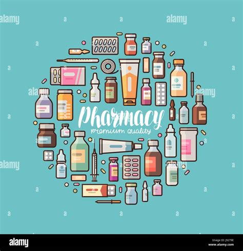 Pharmacy Pharmacology Banner Medical Supplies Drugs Medicine Stock