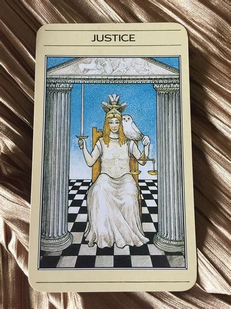 The Justice Tarot Card Meanings And Symbolism Sunsigns Net