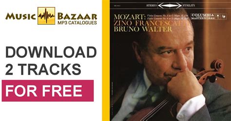 Mozart Violin Concertos Nos 3 And 4 Bruno Walter Zino