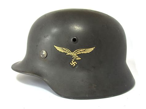 Wwii German M35 Dd Luftwaffe Helmet Rj Militaria