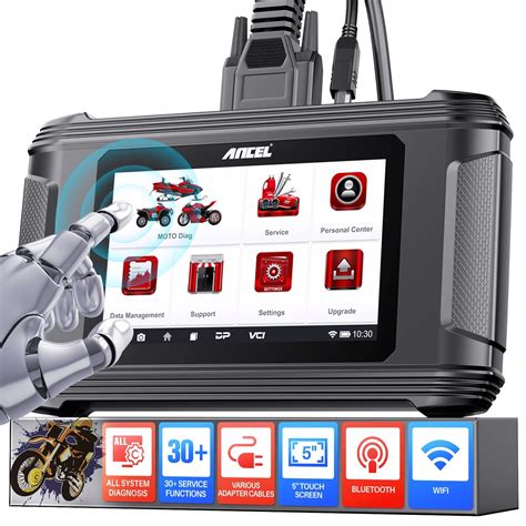 Ancel Mt Motorcycle Diagnostic Scan Tool With Inch Touchscreen