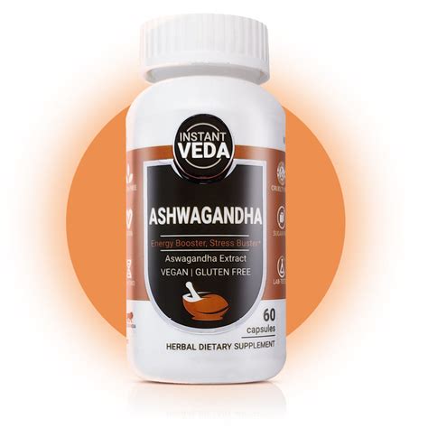 Pure Ashwagandha Extract | For Strength, Stamina & Muscle Growth | 60 – Instantveda