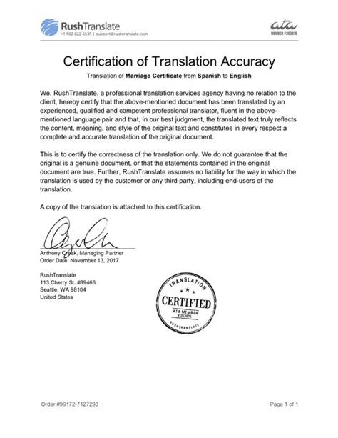 Certified Japanese Marriage Certificate Translation Rushtranslate