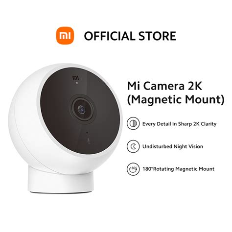 Mi Camera 2K Magnetic Mount Ultra Clear 2K Images/Two Ways Voice Call ...