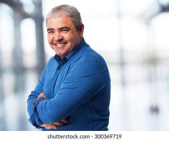 Portrait Mature Handsome Man Smiling Stock Photo 300369719 Shutterstock