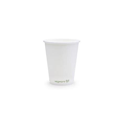 Vegware 8oz White Hot Cup