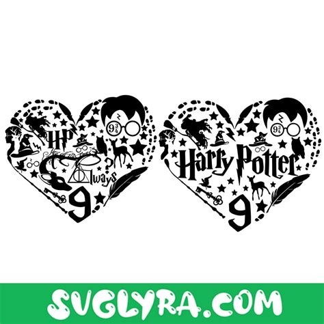 Hp All This Time Svg Harry Potter Svg Fantasy Wizard Svg Harry Potter Heart Svg Svg Lyra