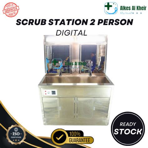 Jual Scrub Station Digital Person Scrub Sink Automatic Spout