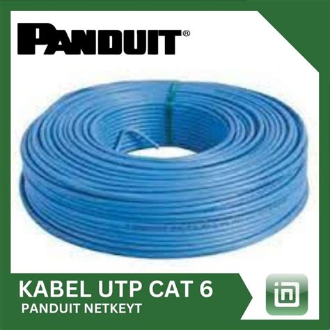 Jual Kabel Utp Cat Panduit Netkey Nuc C Bu Fe Shopee Indonesia