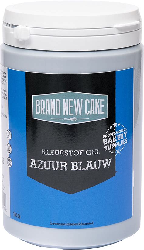 Brandnewcake Kleurstof Gel Azuur Blauw Kg Eetbare Voedingskleurstof