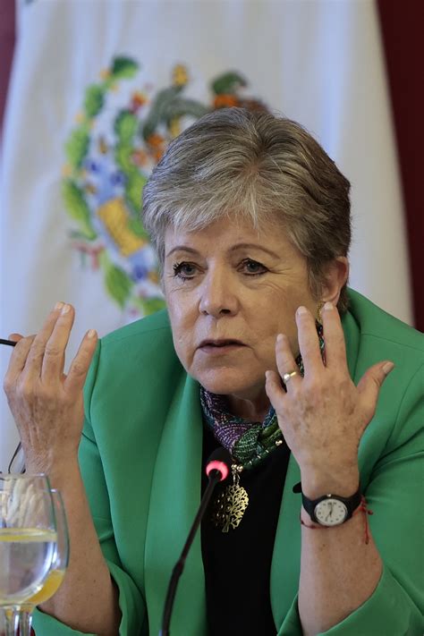 La Canciller Alicia Bárcena Afirma Que Las Relaciones Con España Aún