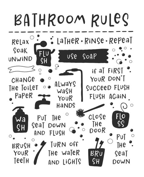 Bathroom Etiquettes Over 41 Royalty Free Licensable Stock Vectors