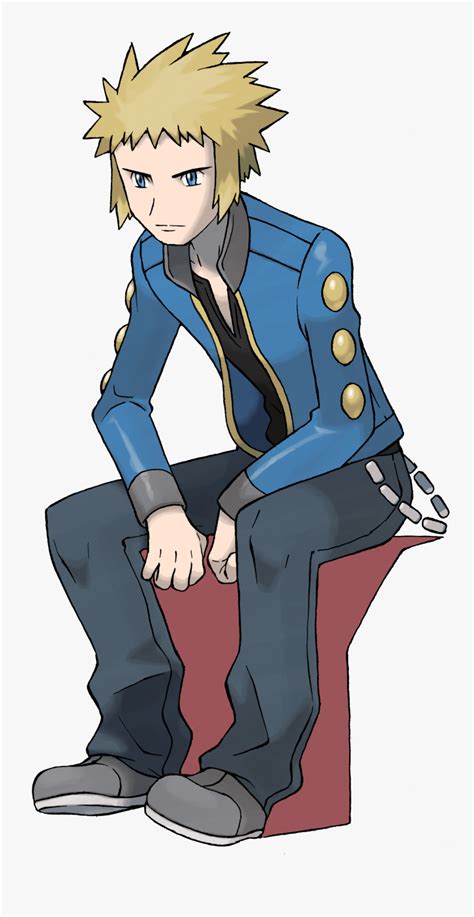 Art Of Volkner - Male Gym Leader Pokemon, HD Png Download , Transparent Png Image - PNGitem