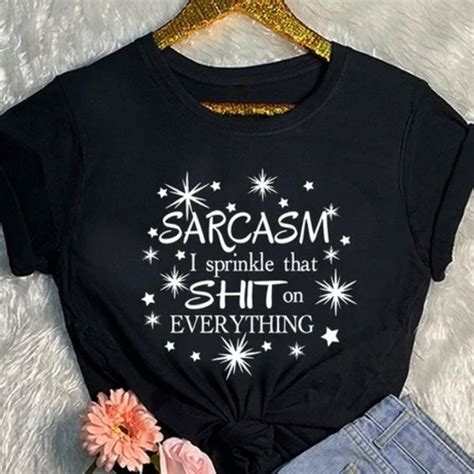 🆕 Funny 😆 Sarcasm T-shirt | Cool shirts for women, Girls graphic tee ...