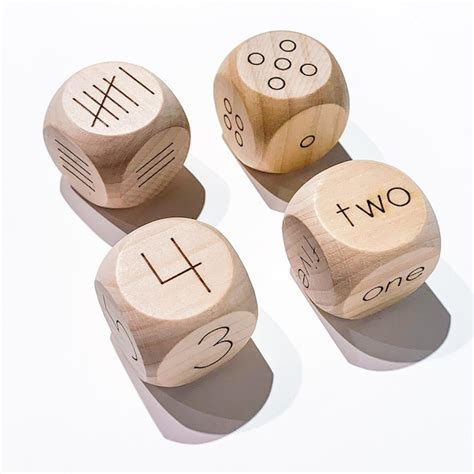 Wooden Dice - Etsy