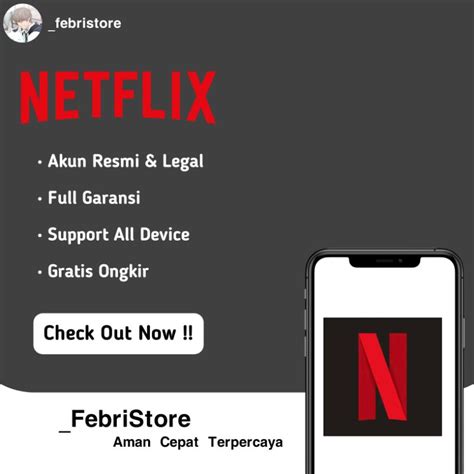 Jual Netflix Privat Bulan K Ultra Hd Full Garansi Shopee