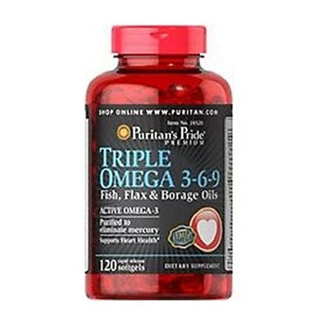 Triple Omega 3 6 9 120 Softgels Online In Pakistan