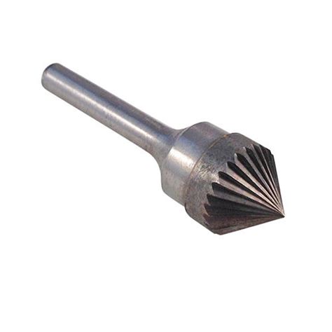 16mm, 90 Degree Countersink Tungsten Carbide Burr. 6mm shank