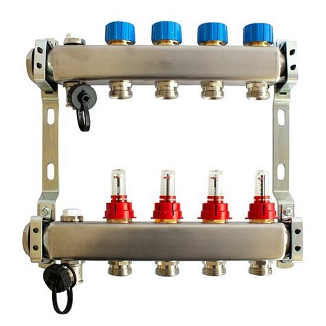 Heizkreisverteiler Komplettset 3 Heizkreise Gep24