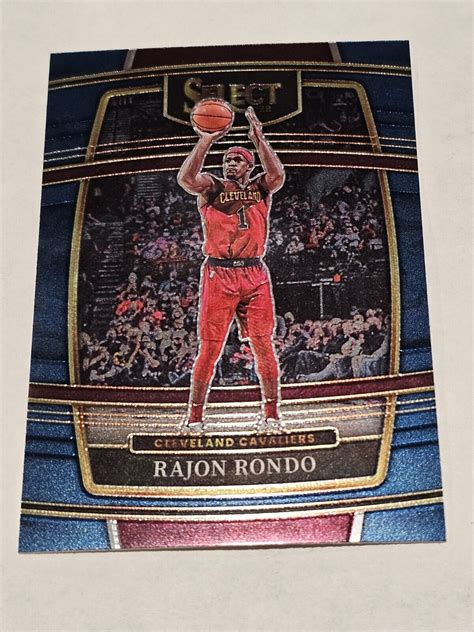 Panini Select Concourse Blue Prizm Rajon Rondo Cleveland