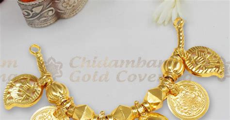 One Gram Gold Finish Andra Double Pottu Thali Model For Traditional