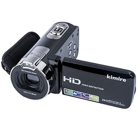 Digital Camera Camcorders Kimire HD Recorder 1080P 24 MP 16X Powerful Digital Zoom Video ...