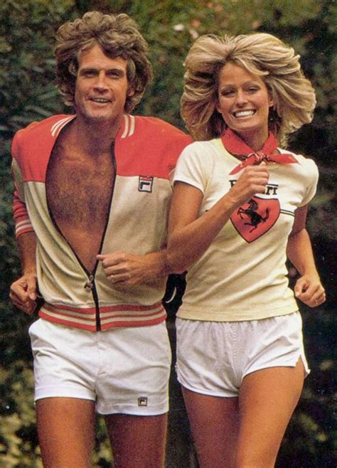 the man and woman are jogging together in shorts with ties on their ...