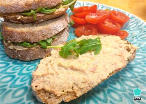 Pat De Atum Ricota E Cenoura Baixo Em Calorias