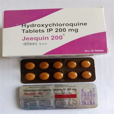 200 Mg Hydroxychloroquine Tablets IP At Rs 100 Stripe