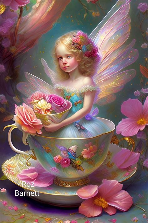 Pin By Ann Jeffries On Tattoos Fairy Tea Parties Faery Art Cat Teapot