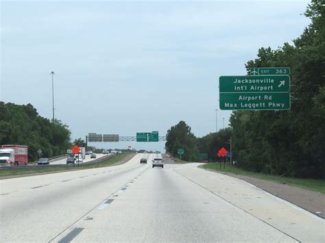 Florida Interstate 95 Southbound Cross Country Roads