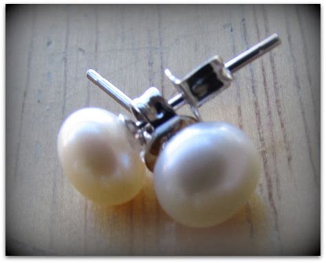 6mm Pearl Earringsstud Earrings925 Pearl Earringsfresh - Etsy