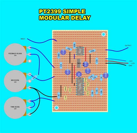 Guitar Delay Pedal Circuit Diagram - Circuit Diagram