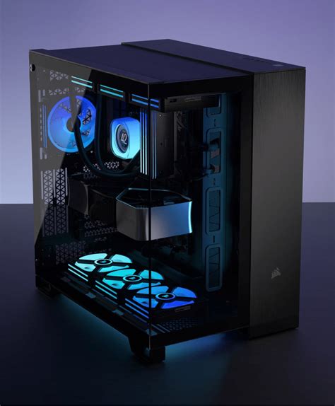 6500x Mid Tower Dual Chamber Pc Case White Bamboo Wood