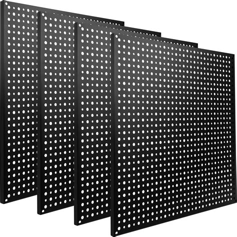 Daanxw Pegboard Rack Garage Storage Steel Horizontal Peg Board Pack