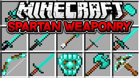 Spartan Weaponry для Майнкрафт 1 10 2