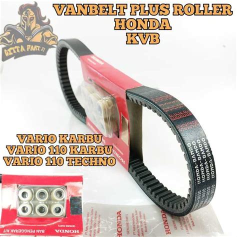 VANBELT SET ROLLER KVB 100 ORI VANBELT SET ROLLER VARIO 110 KARBU