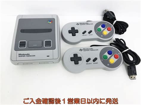 【目立った傷や汚れなし】【1円】任天堂 ニンテンドークラシックミニ スーパーファミコン 本体 セット 動作確認済 スーファミ Ec23