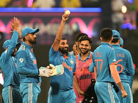 Cricket World Cup 2023 Mohammed Shami Makes History Claims Two