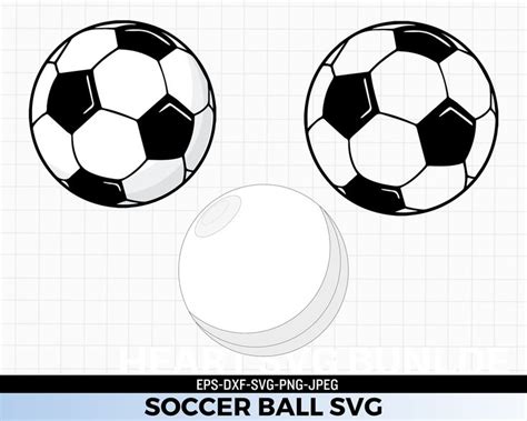 Soccer Ball Svg Cut File For Cricut And Other Cutting Machines