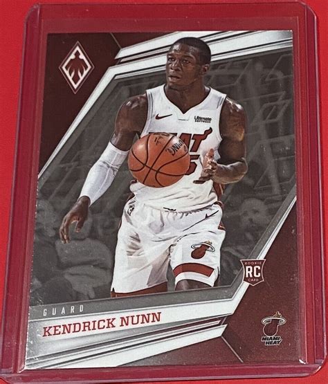 Panini Chronicles Phoenix Kendrick Nunn Rookie Card Miami Heat