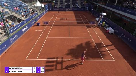 Caroline Dolehide Vs Tamara Korpatsch Live WTA Tennis Valencia