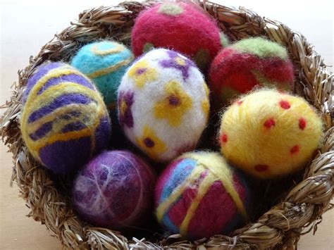 Bodenseewellen Ostereier Umfilzen Mit Kindern DIY Ostereier Ostern