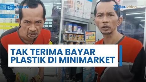 Viral Bapak Bapak Ini Protes Tak Terima Harus Bayar Kantong Plastik Di