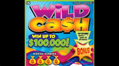 Wild Cash Texas Lottery Scratch Off Ticket Youtube